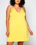 Adrianna 1 PC Racer Back Knit Chemise/Dress